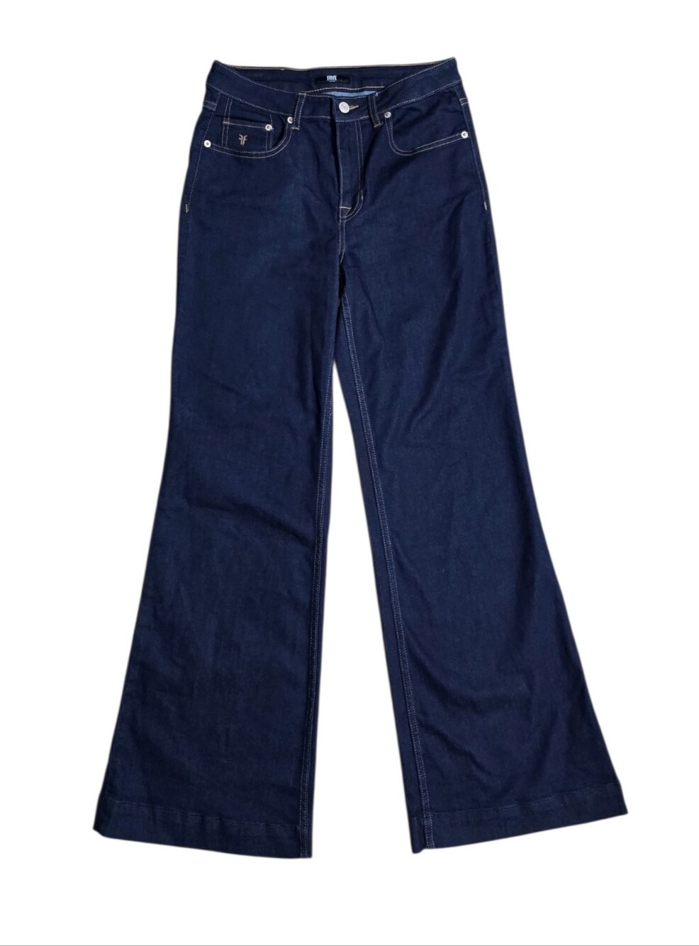 Frye Dark Blue Jean Flare Jean Size 26
